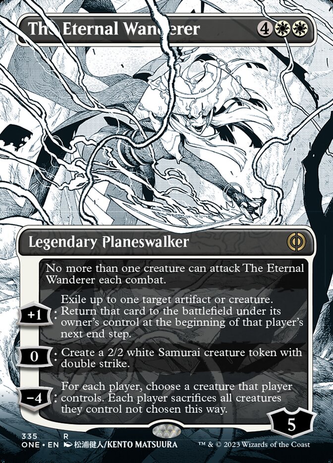 The Eternal Wanderer (Borderless Manga) [Phyrexia: All Will Be One] - Magic: The Gathering - Card Brawlers | Quebec | Canada |