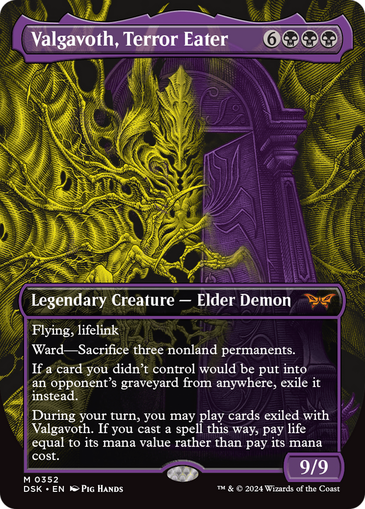 Valgavoth, Terror Eater (Showcase) [Duskmourn: House of Horror] - Magic: The Gathering - Card Brawlers | Quebec | Canada |