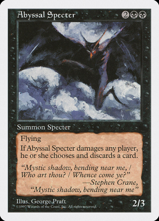 Abyssal Specter [Fifth Edition] - Magic: The Gathering - Card Brawlers | Quebec | Canada |