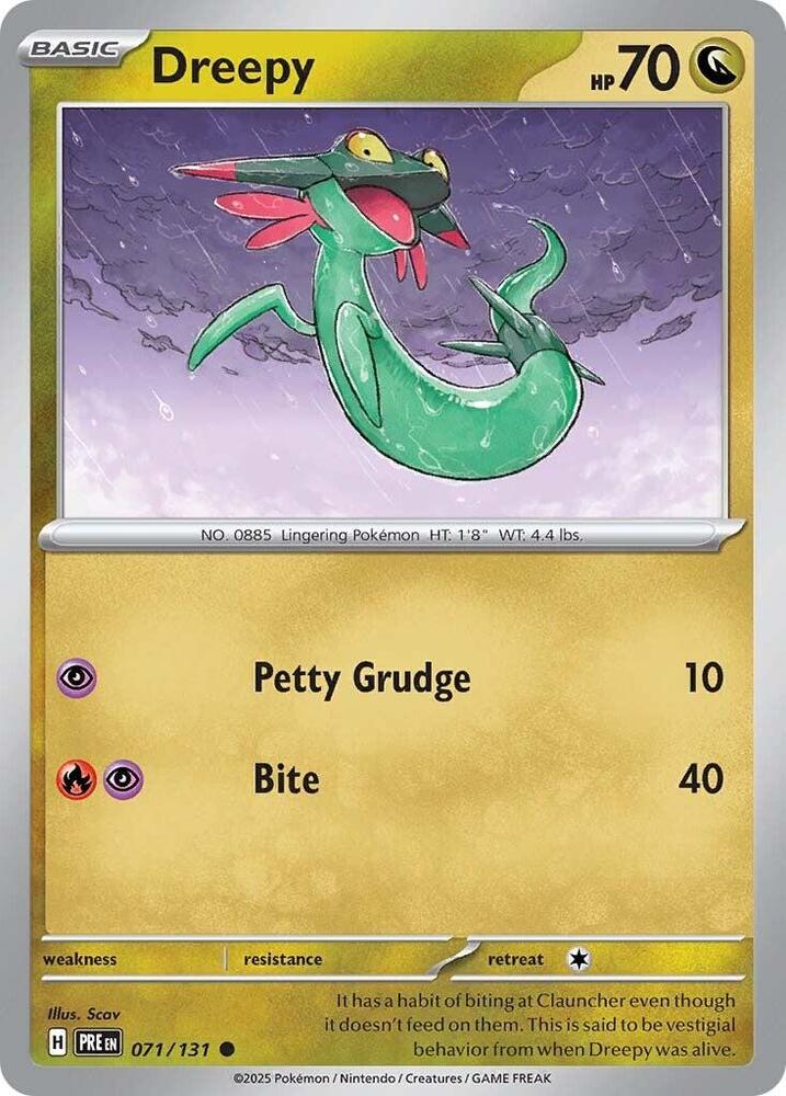 Dreepy (071/131) [Scarlet & Violet: Prismatic Evolutions] - Pokémon - Card Brawlers | Quebec | Canada |