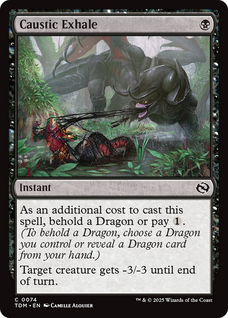 Caustic Exhale [Tarkir: Dragonstorm] - Magic: The Gathering - Card Brawlers | Quebec | Canada |