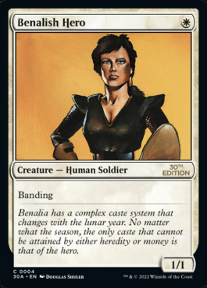 Benalish Hero [30th Anniversary Edition] - Magic: The Gathering - Card Brawlers | Quebec | Canada |