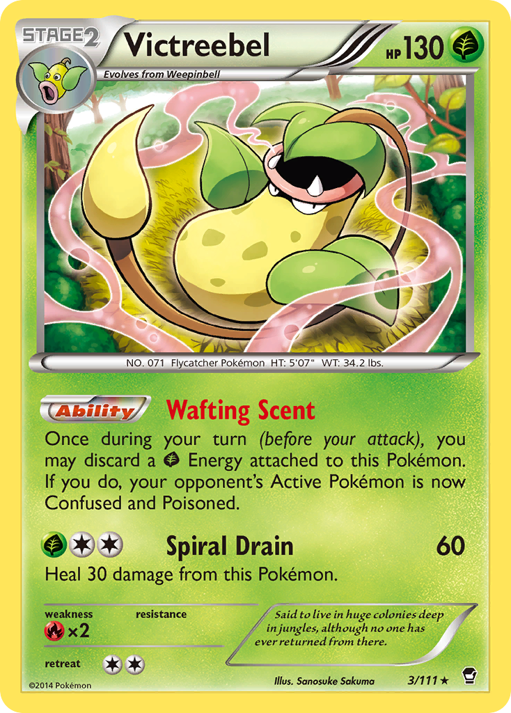Victreebel (3/111) [XY: Furious Fists] - Pokémon - Card Brawlers | Quebec | Canada |