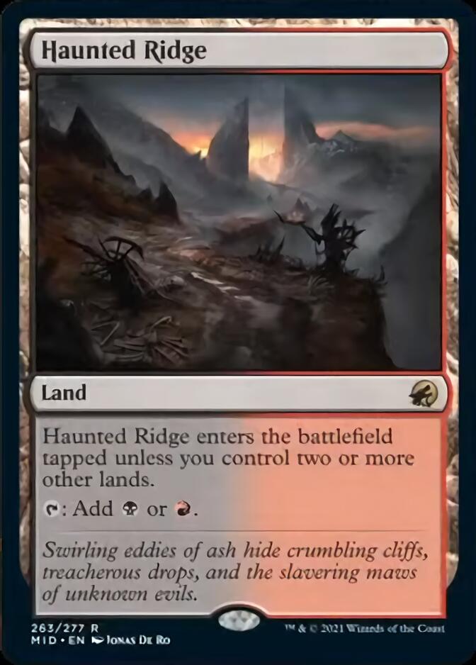 Haunted Ridge [Innistrad: Midnight Hunt] - Magic: The Gathering - Card Brawlers | Quebec | Canada |