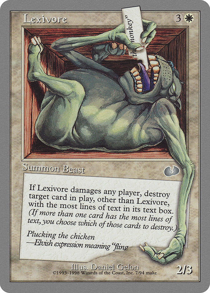 Lexivore [Unglued] - Magic: The Gathering - Card Brawlers | Quebec | Canada |