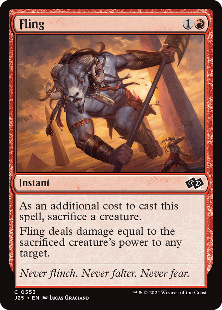 Fling [Foundations Jumpstart] - Magic: The Gathering - Card Brawlers | Quebec | Canada |