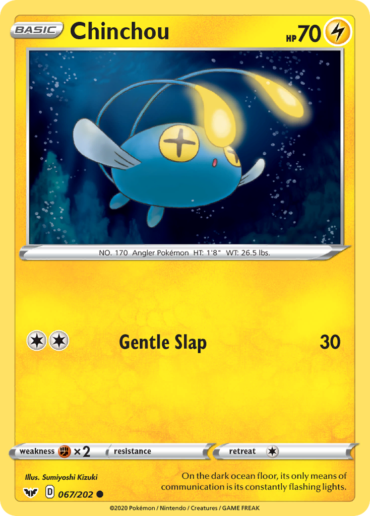 Chinchou (067/202) [Sword & Shield: Base Set] - Pokémon - Card Brawlers | Quebec | Canada |
