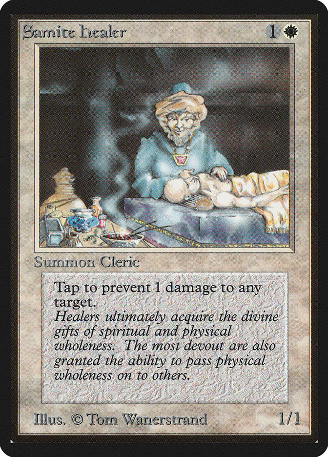 Samite Healer [Beta Edition] - Magic: The Gathering - Card Brawlers | Quebec | Canada |