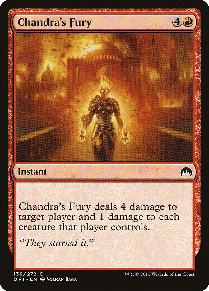 Chandra's Fury [Magic Origins] - Magic: The Gathering - Card Brawlers | Quebec | Canada |