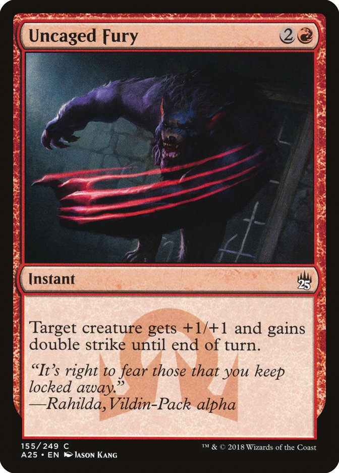 Uncaged Fury [Masters 25] - Magic: The Gathering - Card Brawlers | Quebec | Canada |