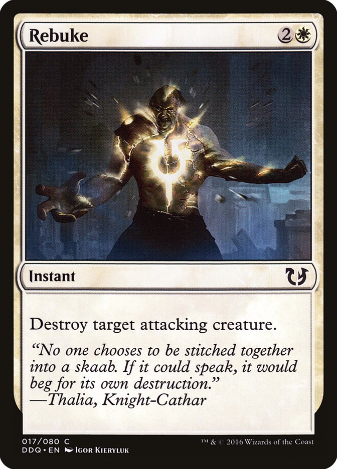 Rebuke [Duel Decks: Blessed vs. Cursed] - Magic: The Gathering - Card Brawlers | Quebec | Canada |
