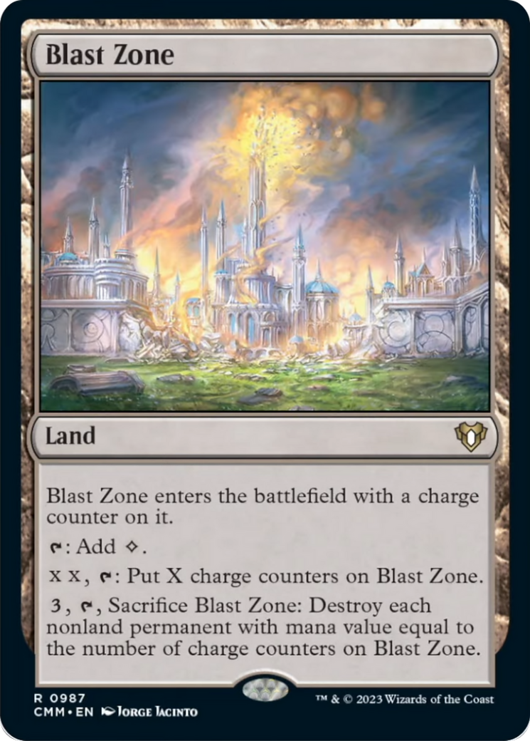 Blast Zone [Commander Masters] - Magic: The Gathering - Card Brawlers | Quebec | Canada |