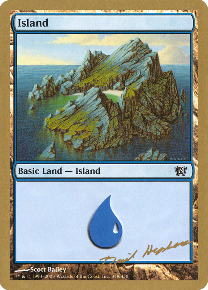 Island (dh338) (Dave Humpherys) [World Championship Decks 2003] - Magic: The Gathering - Card Brawlers | Quebec | Canada |