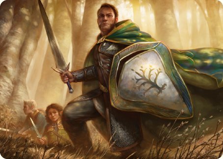Boromir, Warden of the Tower Art Card [The Lord of the Rings: Tales of Middle-earth Art Series] - Magic: The Gathering - Card Brawlers | Quebec | Canada |