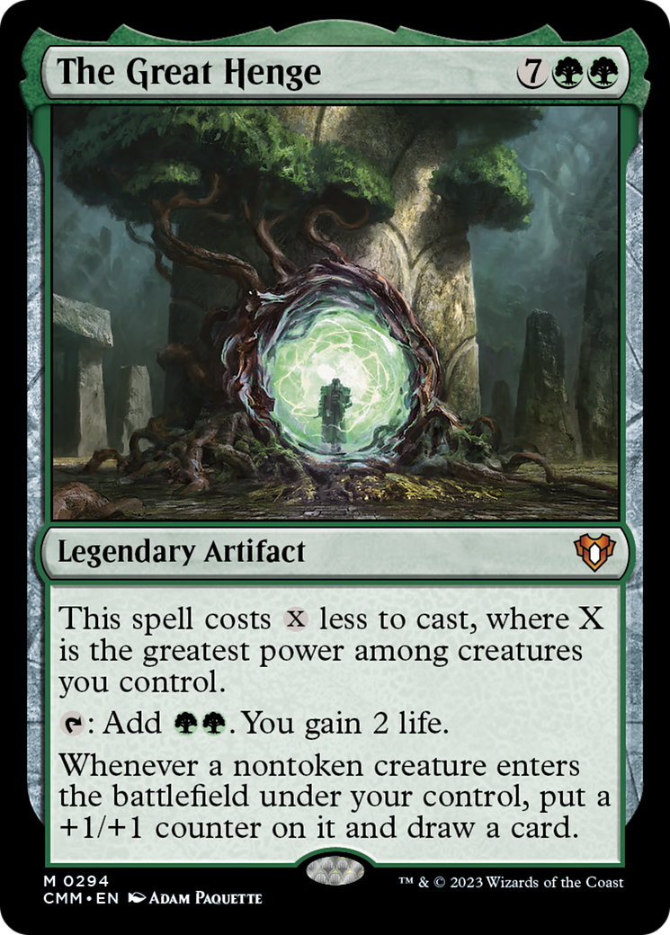 The Great Henge [Commander Masters] - Magic: The Gathering - Card Brawlers | Quebec | Canada |