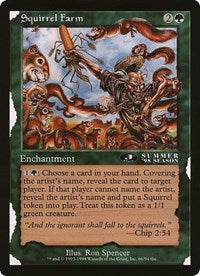 Squirrel Farm (Oversized) [Oversize Cards] - Magic: The Gathering - Card Brawlers | Quebec | Canada |