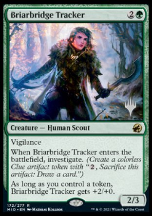 Briarbridge Tracker (Promo Pack) [Innistrad: Midnight Hunt Promos] - Magic: The Gathering - Card Brawlers | Quebec | Canada |