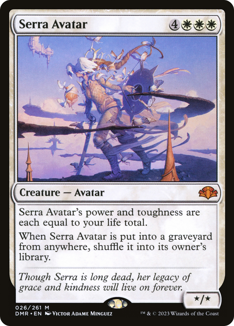 Serra Avatar [Dominaria Remastered] - Magic: The Gathering - Card Brawlers | Quebec | Canada |