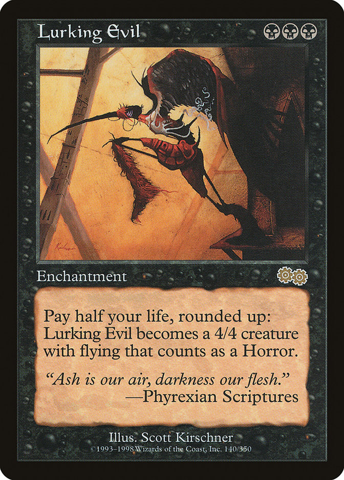 Lurking Evil [Urza's Saga] - Magic: The Gathering - Card Brawlers | Quebec | Canada |
