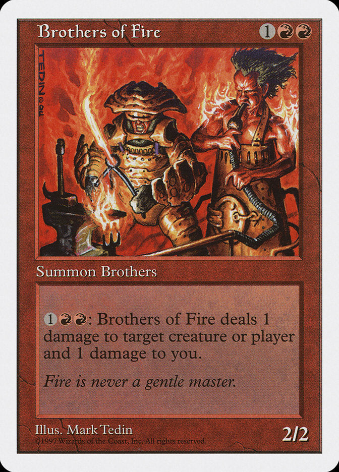 Brothers of Fire [Fifth Edition] - Magic: The Gathering - Card Brawlers | Quebec | Canada |
