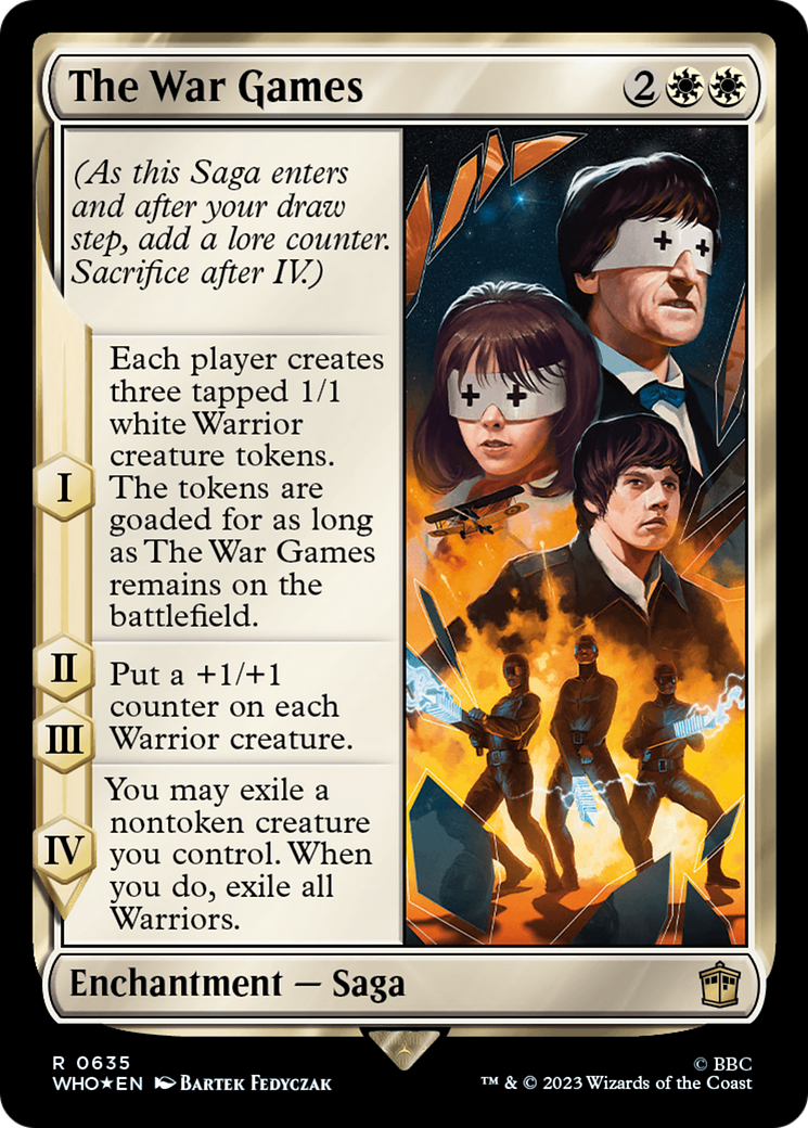 The War Games (Surge Foil) [Doctor Who] - Magic: The Gathering - Card Brawlers | Quebec | Canada |