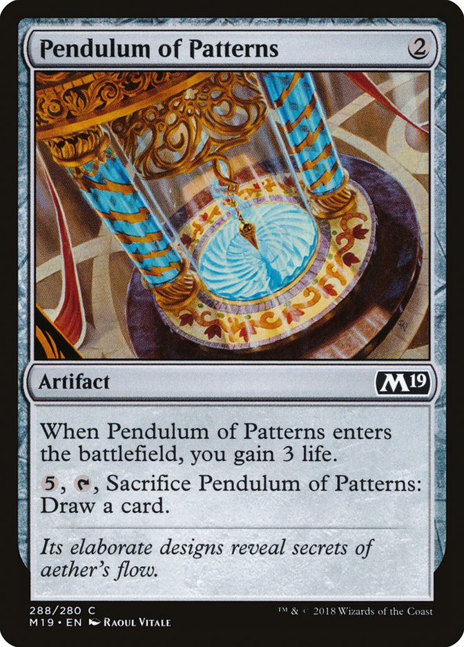 Pendulum of Patterns [Core Set 2019] - Magic: The Gathering - Card Brawlers | Quebec | Canada |
