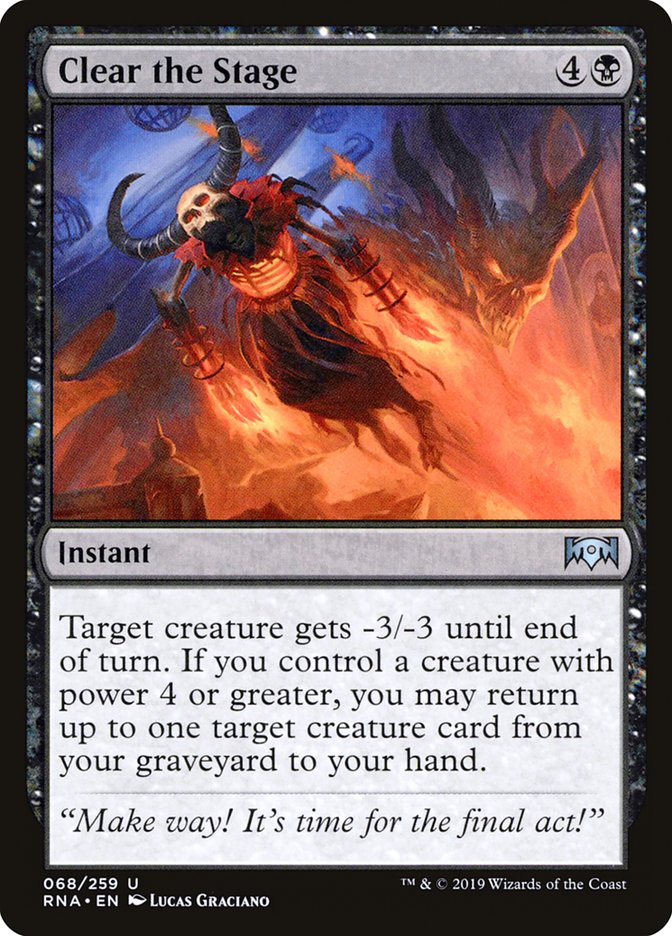 Clear the Stage [Ravnica Allegiance] - Magic: The Gathering - Card Brawlers | Quebec | Canada |