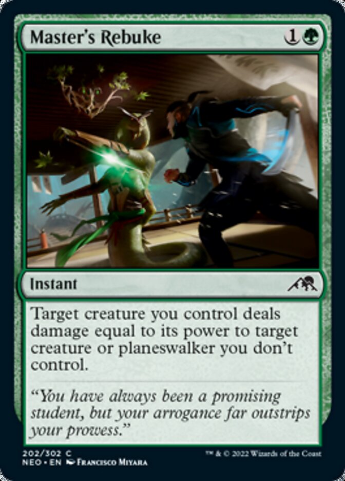 Master's Rebuke [Kamigawa: Neon Dynasty] - Magic: The Gathering - Card Brawlers | Quebec | Canada |