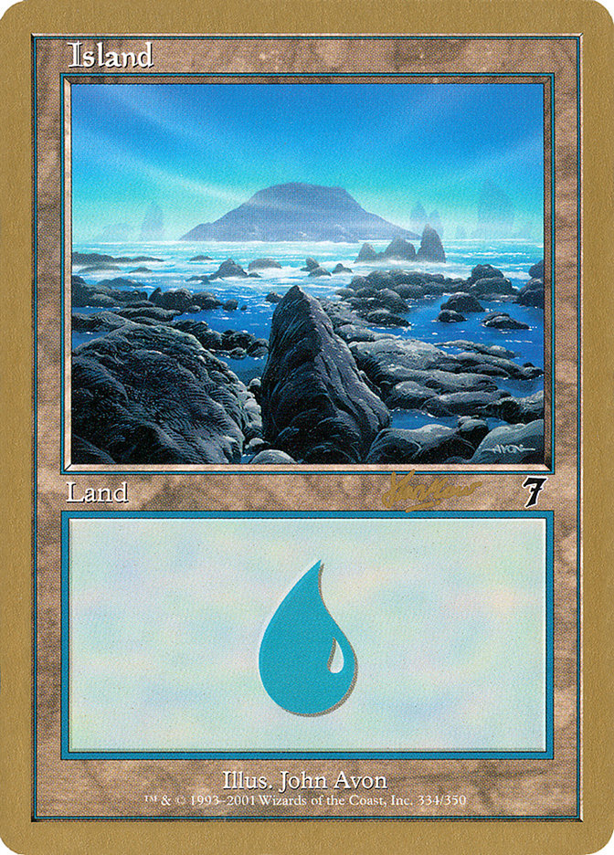 Island (shh334) (Sim Han How) [World Championship Decks 2002] - Magic: The Gathering - Card Brawlers | Quebec | Canada |