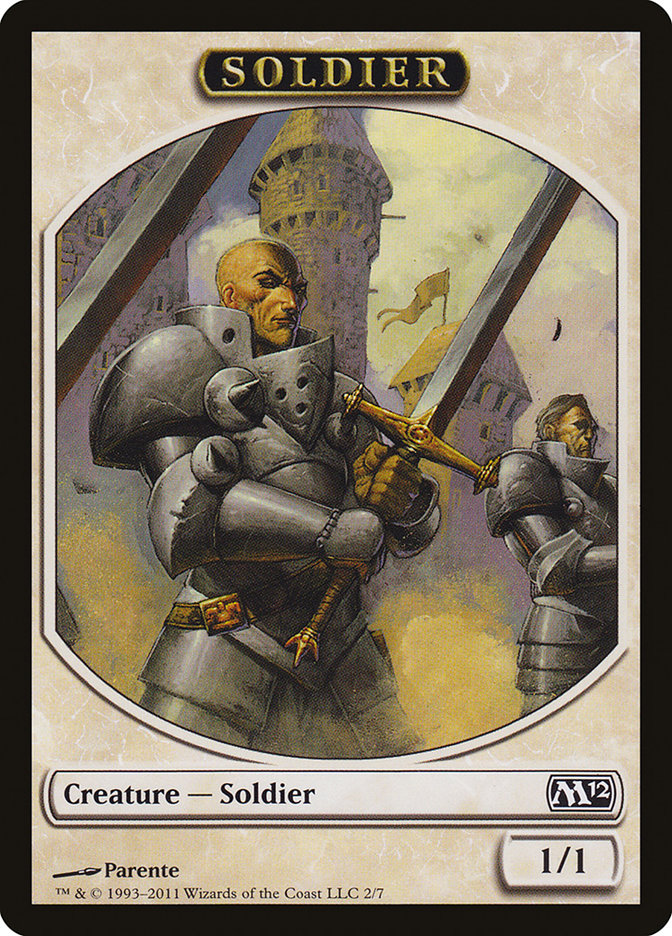 Soldier Token [Magic 2012 Tokens] - Magic: The Gathering - Card Brawlers | Quebec | Canada |