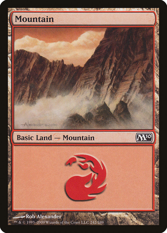 Mountain (242) [Magic 2010] - Magic: The Gathering - Card Brawlers | Quebec | Canada |