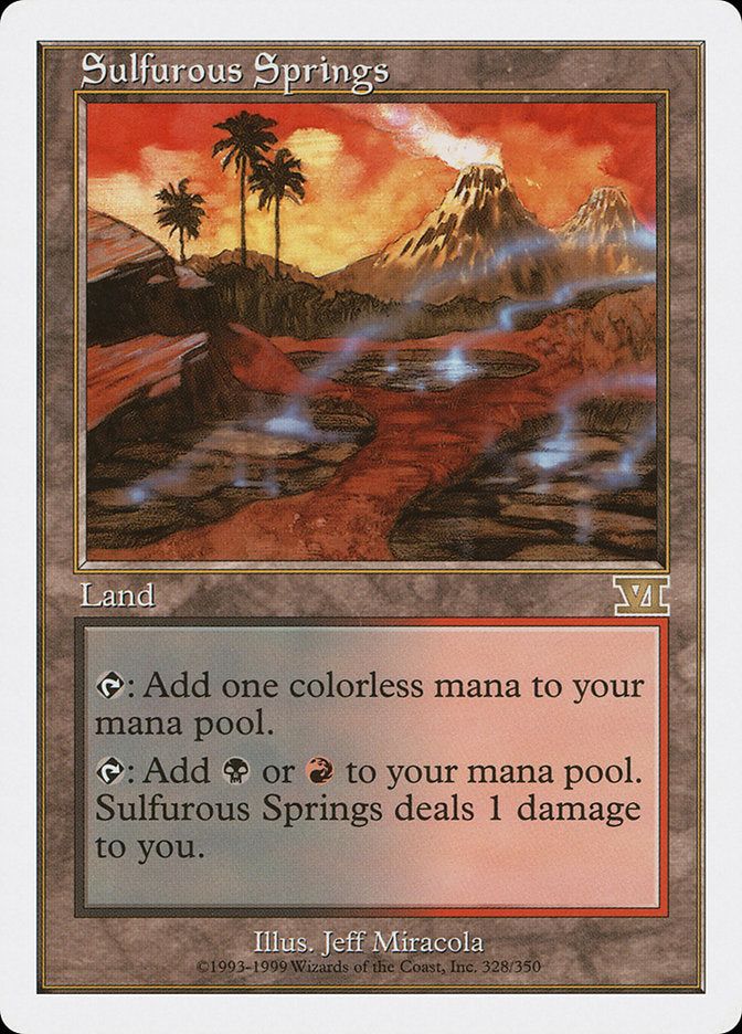 Sulfurous Springs [Classic Sixth Edition] - Magic: The Gathering - Card Brawlers | Quebec | Canada |