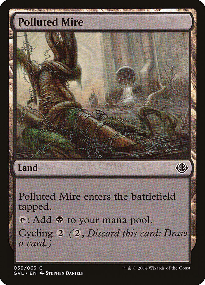 Polluted Mire (Garruk vs. Liliana) [Duel Decks Anthology] - Magic: The Gathering - Card Brawlers | Quebec | Canada |