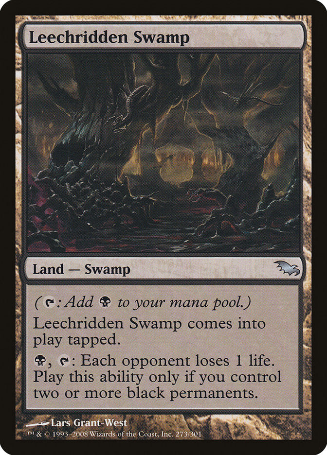 Leechridden Swamp [Shadowmoor] - Magic: The Gathering - Card Brawlers | Quebec | Canada |