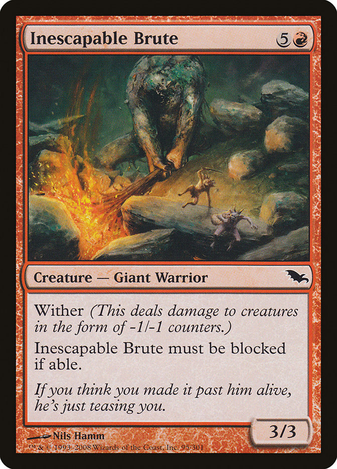 Inescapable Brute [Shadowmoor] - Magic: The Gathering - Card Brawlers | Quebec | Canada |