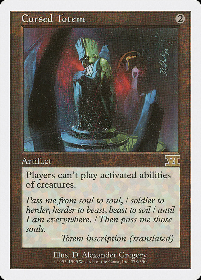 Cursed Totem [Classic Sixth Edition] - Magic: The Gathering - Card Brawlers | Quebec | Canada |