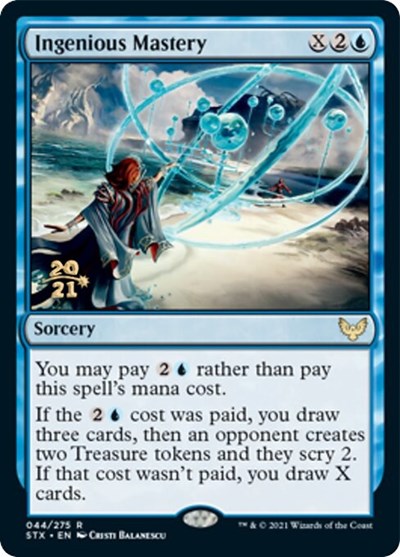 Ingenious Mastery [Strixhaven: School of Mages Prerelease Promos] - Magic: The Gathering - Card Brawlers | Quebec | Canada |