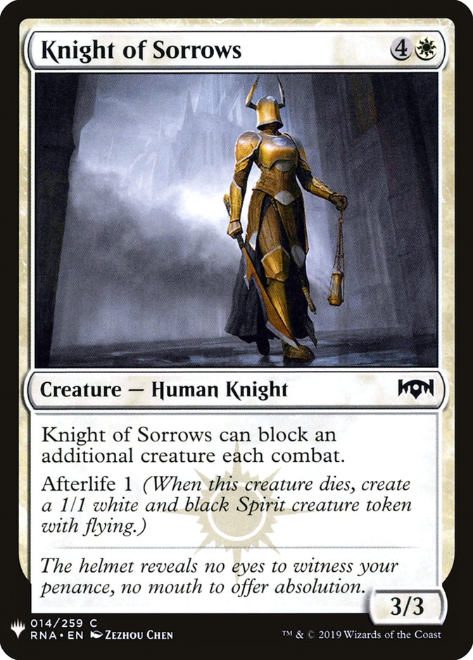 Knight of Sorrows [Mystery Booster] - Magic: The Gathering - Card Brawlers | Quebec | Canada |
