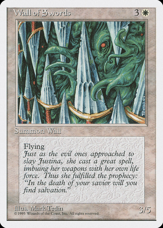 Wall of Swords [Fourth Edition] - Magic: The Gathering - Card Brawlers | Quebec | Canada |