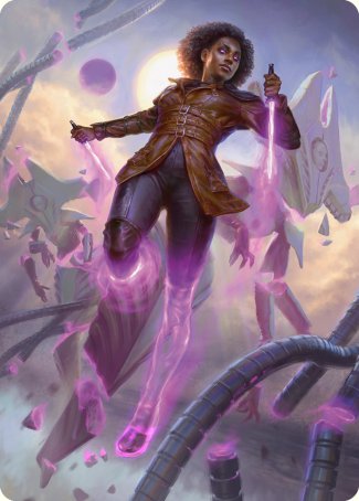 Kaya, Intangible Slayer Art Card [Phyrexia: All Will Be One Art Series] - Magic: The Gathering - Card Brawlers | Quebec | Canada |