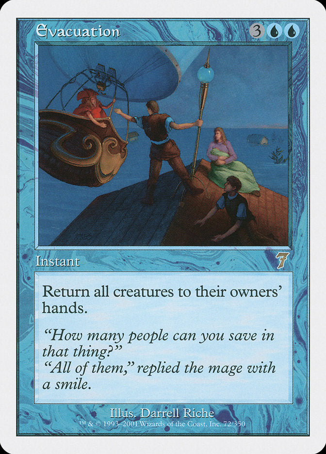 Evacuation [Seventh Edition] - Magic: The Gathering - Card Brawlers | Quebec | Canada |