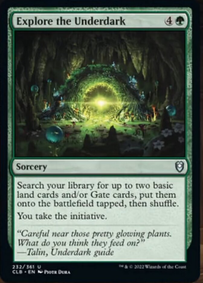 Explore the Underdark [Commander Legends: Battle for Baldur's Gate] - Magic: The Gathering - Card Brawlers | Quebec | Canada |