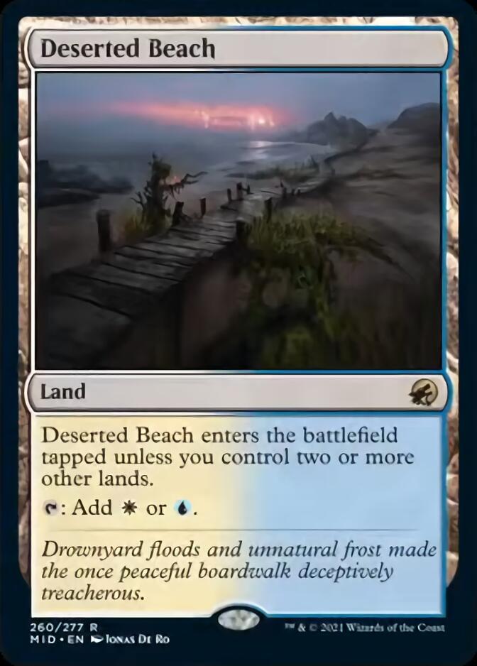 Deserted Beach [Innistrad: Midnight Hunt] - Magic: The Gathering - Card Brawlers | Quebec | Canada |