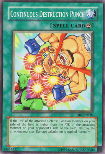Continuous Destruction Punch [DR1-EN140] Common - Yu-Gi-Oh! - Card Brawlers | Quebec | Canada |