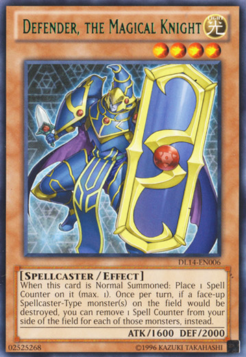Defender, the Magical Knight (Green) [DL14-EN006] Rare - Yu-Gi-Oh! - Card Brawlers | Quebec | Canada |
