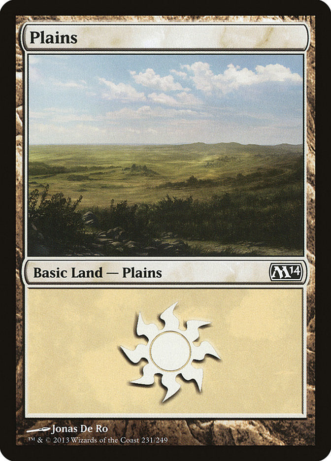 Plains (231) [Magic 2014] - Magic: The Gathering - Card Brawlers | Quebec | Canada |
