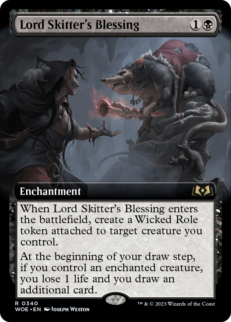 Lord Skitter's Blessing (Extended Art) [Wilds of Eldraine] - Magic: The Gathering - Card Brawlers | Quebec | Canada |