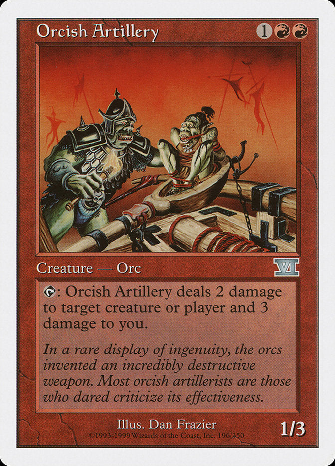 Orcish Artillery [Classic Sixth Edition] - Magic: The Gathering - Card Brawlers | Quebec | Canada |