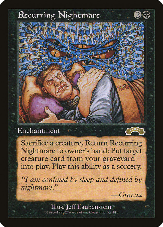 Recurring Nightmare [Exodus] - Magic: The Gathering - Card Brawlers | Quebec | Canada |
