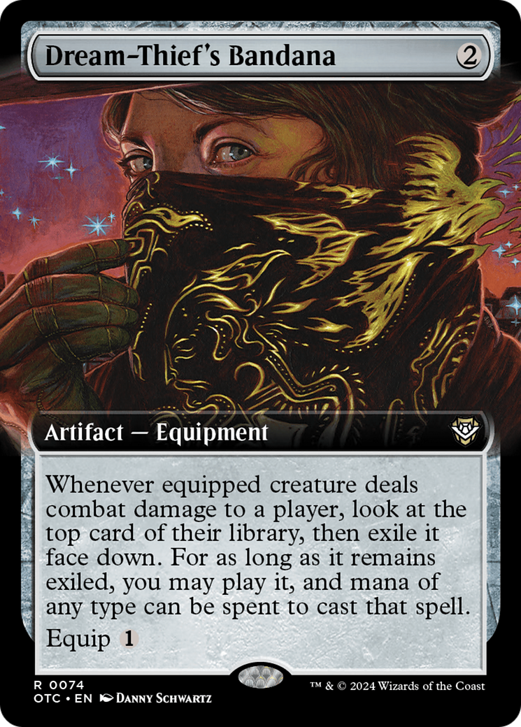 Dream-Thief's Bandana (Extended Art) [Outlaws of Thunder Junction Commander] - Magic: The Gathering - Card Brawlers | Quebec | Canada |